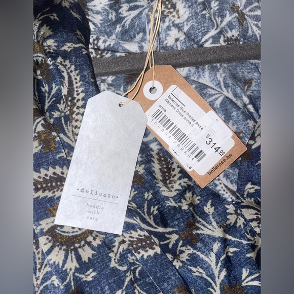 Brand New Bellerose Blue Printed Dress - Picture 3 of 4